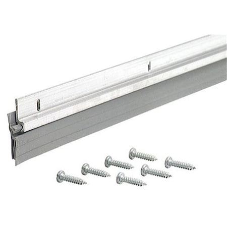 M-D Building Products M-d Products 36in. Satin Nickel Heavy Duty Aluminum & Vinyl Door Sweep 48996 5393053